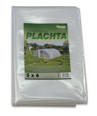 Plachta na foliovník PE 5x6m 0,1mm