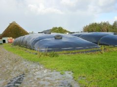 Plachta silážní 10 x 50m černo-bílá