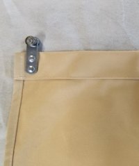 Závěs z termoizolační látky Pískové s jezdci