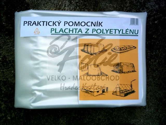 Plachta PE 5 x 6m síla 0,12mm