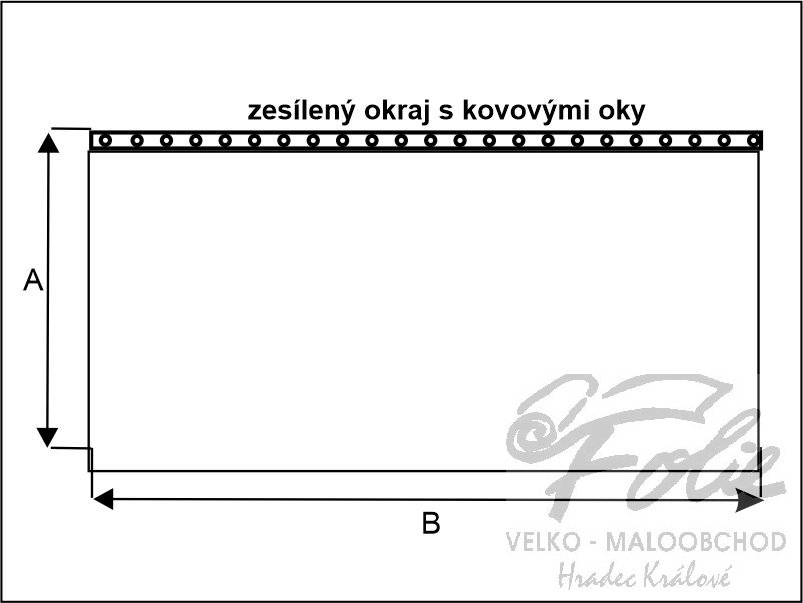 Závěs z termoizolační látky Režné s oky